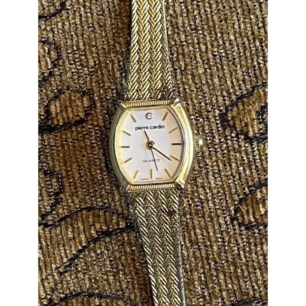 Pierre Cardin Quartz Women's Watch Gold Tone 6.5